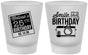 Custom Birthday Frosted Shot Glasses - 25th | 20053