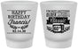 Custom Birthday Frosted Shot Glasses - 60th Classic Tv | 20057