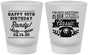 Custom Birthday Frosted Shot Glasses - 55th Classic Phone | 20058