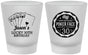 Custom Birthday Frosted Shot Glasses - 30th Las Vegas | 20060
