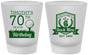 Custom Birthday Frosted Shot Glasses - 70th Golf | 20061