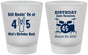 Custom Birthday Frosted Shot Glasses - 45th Jam Session | 20069