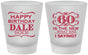 Custom Birthday Frosted Shot Glasses - 60th | 20070