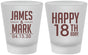 Custom Birthday Frosted Shot Glasses - 18th | 20074