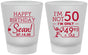 Custom Birthday Frosted Shot Glasses - 50th | 20080