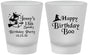 Custom Birthday Frosted Shot Glasses - 18th Halloween | 20081