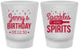 Custom Birthday Frosted Shot Glasses - Sparkles Spirits | 20083