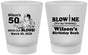 Custom Birthday Frosted Shot Glasses - 50th | 20085