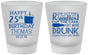 Custom Birthday Frosted Shot Glasses - 25th | 20091