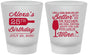 Custom Birthday Frosted Shot Glasses - 25th Wine | 20099
