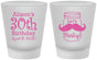 Custom Birthday Frosted Shot Glasses - 30th | 20104
