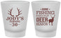 Custom Birthday Frosted Shot Glasses - 30th Deer Season | 20127
