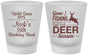 Custom Birthday Frosted Shot Glasses - 55th Gone Fishing | 20128