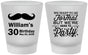 Custom Birthday Frosted Shot Glasses - 30th | 20132