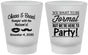 Custom Birthday Frosted Shot Glasses - Cheers Beers Formal | 20133
