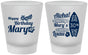Custom Birthday Frosted Shot Glasses - 30th Hawaii | 20136