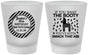 Custom Birthday Frosted Shot Glasses - 25th Smack Ass | 20138