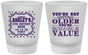 Custom Birthday Frosted Shot Glasses - 30th | 20149