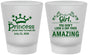 Custom Birthday Frosted Shot Glasses - 40th Princess | 20152