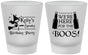 Custom Birthday Frosted Shot Glasses - Halloween Spooky Boos | 20158
