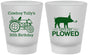 Custom Birthday Frosted Shot Glasses - 30th Get Plowed | 20166