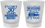 Custom Birthday Frosted Shot Glasses - 30th | 20170