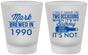 Custom Birthday Frosted Shot Glasses - 40th | 20171