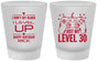 Custom Birthday Frosted Shot Glasses - 30th Video Games | 20179