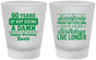 Custom Birthday Frosted Shot Glasses - 60th | 20180