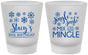 Custom Birthday Frosted Shot Glasses - 30th Christmas | 20188