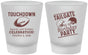 Custom Birthday Frosted Shot Glasses - 30th Football | 20189