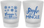 Custom Birthday Frosted Shot Glasses - 25th Christmas | 20197
