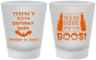 Custom Birthday Frosted Shot Glasses - 40th Halloween | 20198