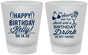Custom Birthday Frosted Shot Glasses - Sun Sand Drink Hand | 20202