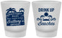 Custom Birthday Frosted Shot Glasses - Drink Up Beaches | 20206