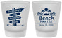 Custom Birthday Frosted Shot Glasses - 65th Beach | 20210