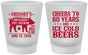 Custom Birthday Frosted Shot Glasses - 60th Barbeque Bbq | 20217