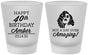 Custom Birthday Frosted Shot Glasses - 40th | 20222