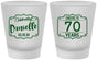 Custom Birthday Frosted Shot Glasses - Cheers To 70 Years | 20227