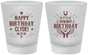 Custom Birthday Frosted Shot Glasses - Cowboy | 20244