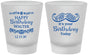 Custom Birthday Frosted Shot Glasses - Hip Hip Hooray | 20250