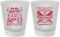 Custom Birthday Frosted Shot Glasses - 50th Baseball | 20252