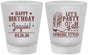 Custom Birthday Frosted Shot Glasses - Cowgirl | 20260