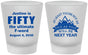 Custom Birthday Frosted Shot Glasses - 50th | 20268