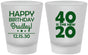 Custom Birthday Frosted Shot Glasses - 40 Is The New 20 | 20269