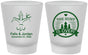 Custom Wedding Frosted Shot Glasses - The Hunt Is Over | 203