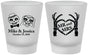 Custom Wedding Frosted Shot Glasses - Mr And Mrs Halloween | 206