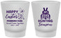 Custom Easter Frosted Shot Glasses - Egg Hunting Bunny | 210004
