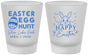 Custom Easter Frosted Shot Glasses - Egg Hunt Bunny | 210005