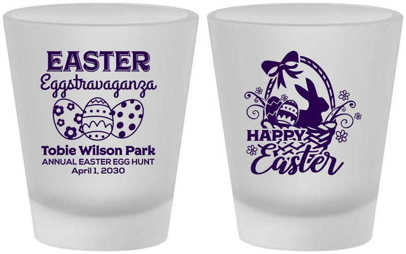 Custom Easter Frosted Shot Glasses - Easter Bunny | 210008